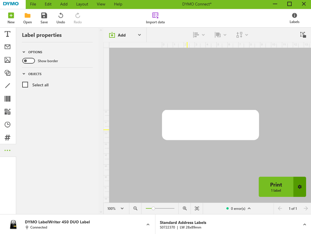 Wie verwendet man DYMO Connect für den Desktop?