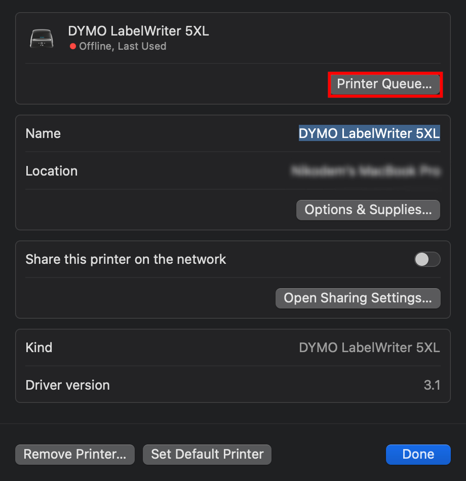 Why am I receiving an error while printing on Mac?
