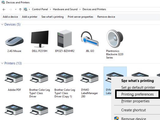 Why is my print misaligned when printing from third party software?
