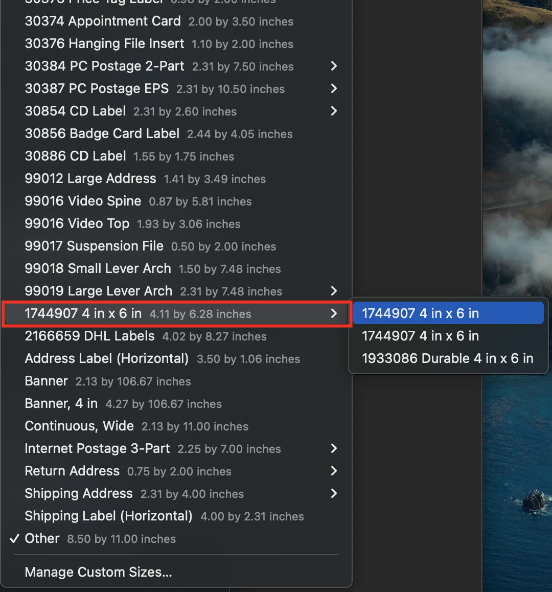 How do I print PDF documents with my LabelWriter?
