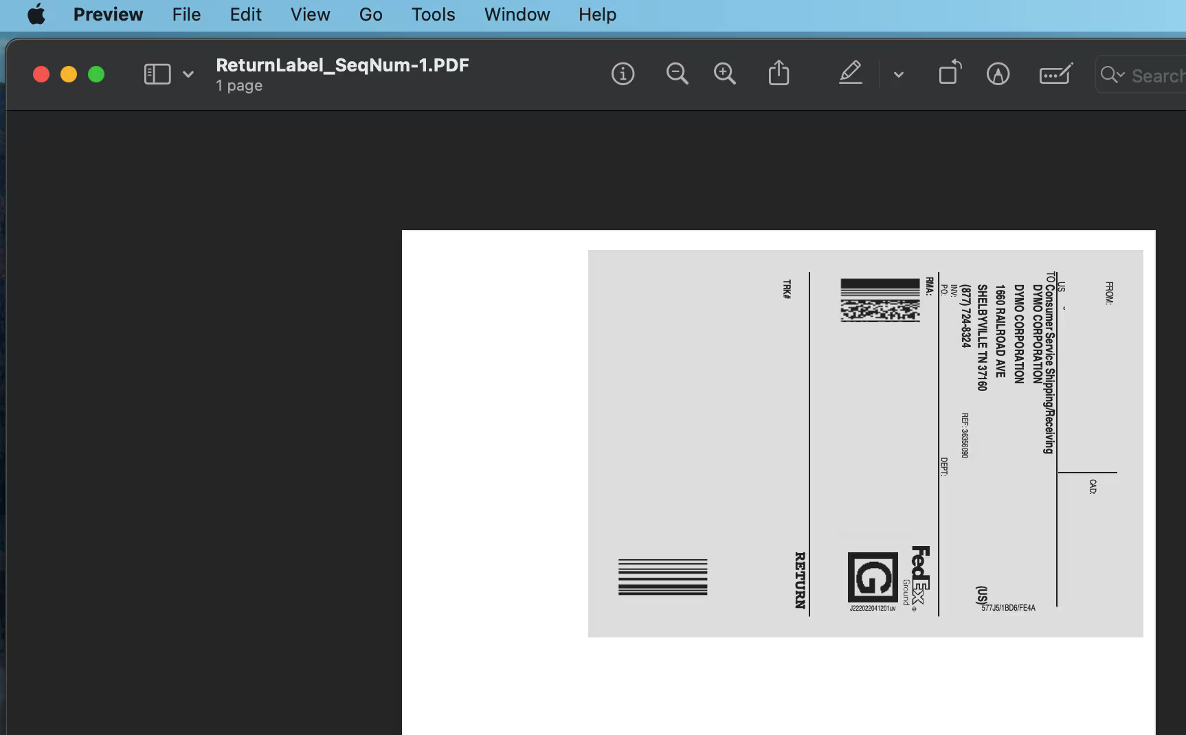 How do I print PDF documents with my LabelWriter?